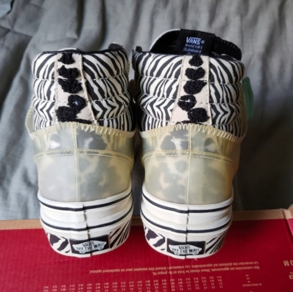 Vans Super Comfycush Sk8 Hi Platform Skool Women 9.5 Mixed Media 032026 - Picture 5 of 8